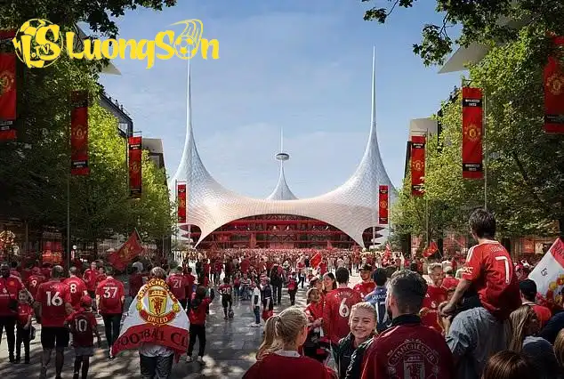 Ý tưởng về thiết kế hoành tráng của sân Old Trafford.